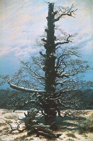Caspar David Friedrich The Oak Tree in the Snow oil painting image